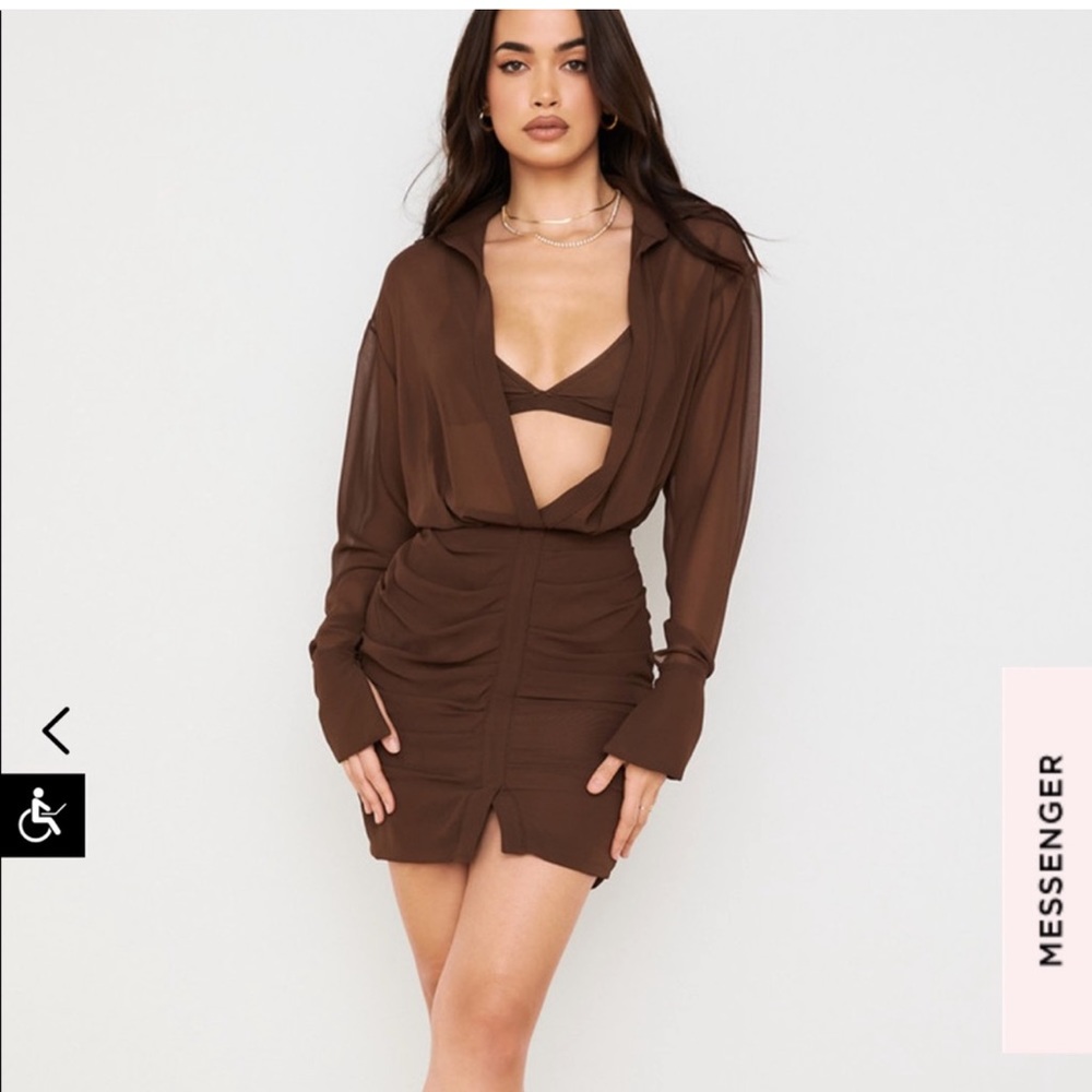 House of Cb Cleo dress never worn only tried on bra is included